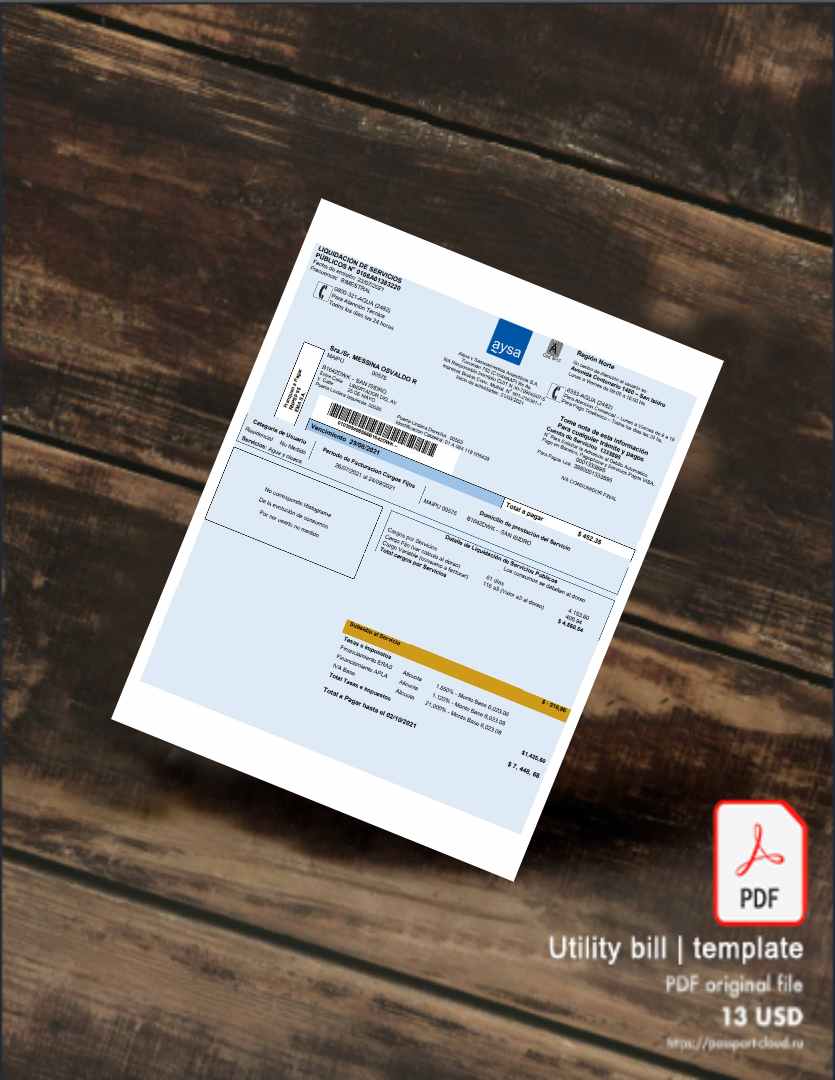 Utility bill | Albanian Power | Albania